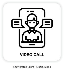 Video Call icons for web design, book, ads, app, project etc.
