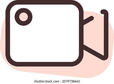 Video call, illustration, vector, on a white background.