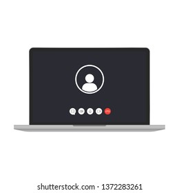 Video call in laptop