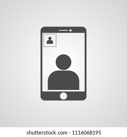 Video call in smartphone
