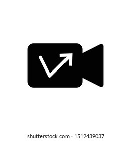 Video Call Symbol Icon Vector Illustration