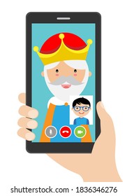 video call with the three wise men	

