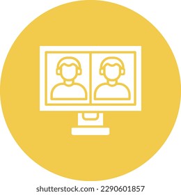 Video Call vector icon. Can be used for printing, mobile and web applications.