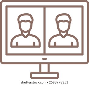 Video Call vector icon. Can be used for printing, mobile and web applications.