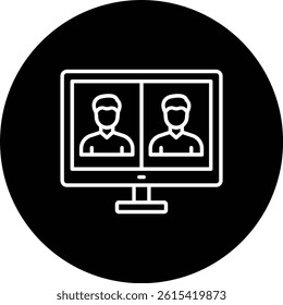 Video Call vector icon. Can be used for printing, mobile and web applications.