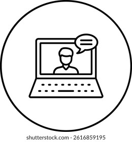Video Call vector icon. Can be used for printing, mobile and web applications.