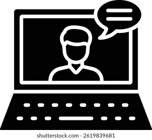 Video Call vector icon. Can be used for printing, mobile and web applications.