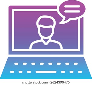 Video Call vector icon. Can be used for printing, mobile and web applications.