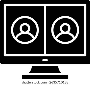Video Call vector icon. Can be used for printing, mobile and web applications.