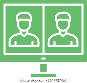 Video Icono de Vector de llamada. Se puede utilizar para aplicaciones de impresión, móviles y de Web.