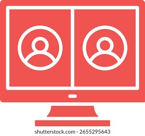 Ícone de vetor de Chamada de Vídeo. Pode ser usado para impressão, aplicativos móveis e da Web.