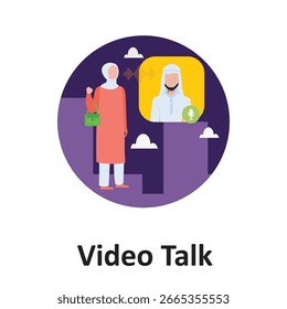 Video Ilustración vectorial de llamada que se puede editar o modificar fácilmente
