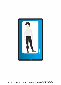 Video call via tablet