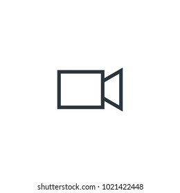 video cam icon vector