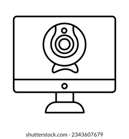 Video cam vector icon which can easily modify or edit

