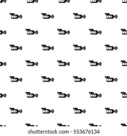 Video camcorder pattern. Simple illustration of video camcorder vector pattern for web