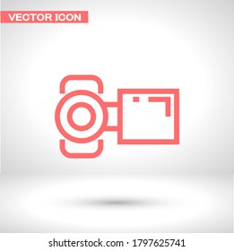 video camera 10 bond icon design vector graphics