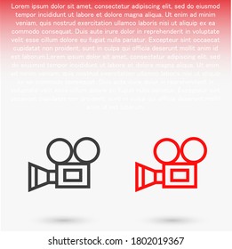 video camera 10 bond icon design vector graphics
