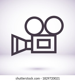 video camera 10 bond icon design vector graphics
