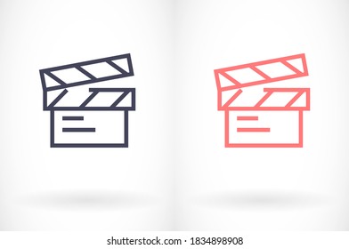 video cámara 10 gráficos vectoriales de diseño de iconos