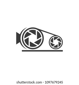 Video Camera Abstract Illustration
