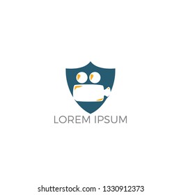 Video Camera abstract logo design. Film or Movie camera logo design.