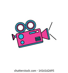 video camera app icon vector ilustration