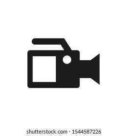 Video camera basic vector icon symbol