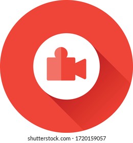 Video / Video Camera Button Vector Icon