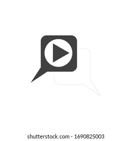 Video camera button, web, symbol, ui, app. Vector illustration