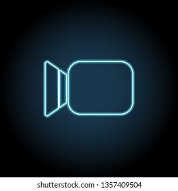 Video camera, Camcorder icon. Simple thin line, outline vector of ban, prohibition, forbid icons for UI and UX, website or mobile application