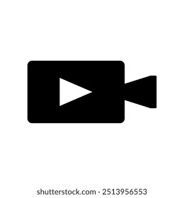 Videokamera, Camcorder-Symbol, Vektorgrafik trendy