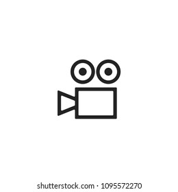 Video Camera, camcorder vector icon