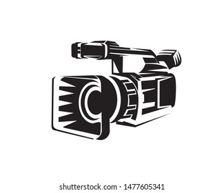 Video Camera and Cinematography Silhouette