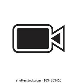 Vector de diseño de iconos de imágenes de videocámara