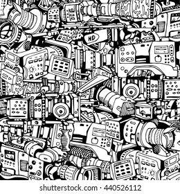 Video Camera Collage.