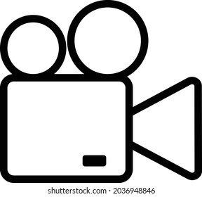 video camera design color black adobe illustration