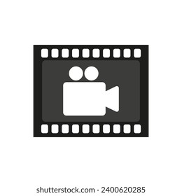 Video camera and film frame. 