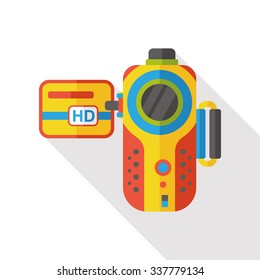 video camera flat con