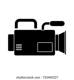 video camera flat icon