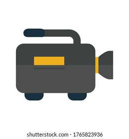 icono plano de la cámara de vídeo - De película e iconos de película