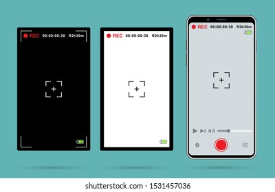 Video camera focusing screen design