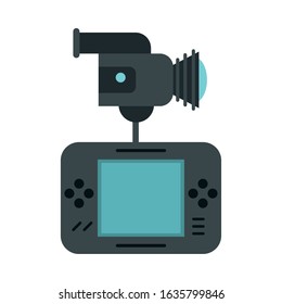 video camera and video game console vector illustration design
