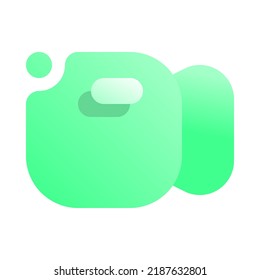 Video Camera Gradient Flat style icon vector design and illustration template