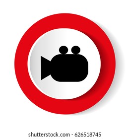 video camera icon. 