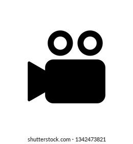 Video Camera Icon. Cinema Camera Icon. Film Camera, Movie Camera Icon. Vector Icon EPS 10