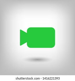 Video camera icon. Cinema camera icon. Film camera, Movie camera icon. Vector icon EPS 10