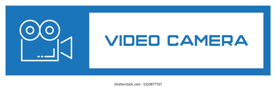 Video Camera Icon Concept