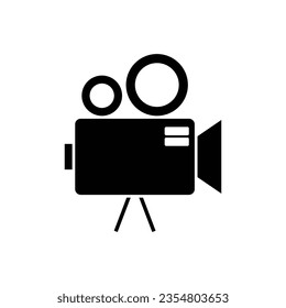 video camera icon design, illustration design