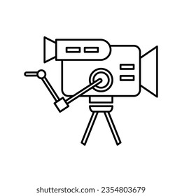 diseño de iconos de cámara de vídeo, diseño de ilustración